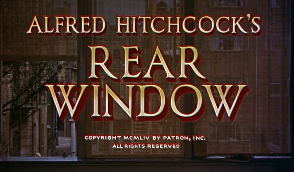 Rear Window 5 Rear Window Title Card