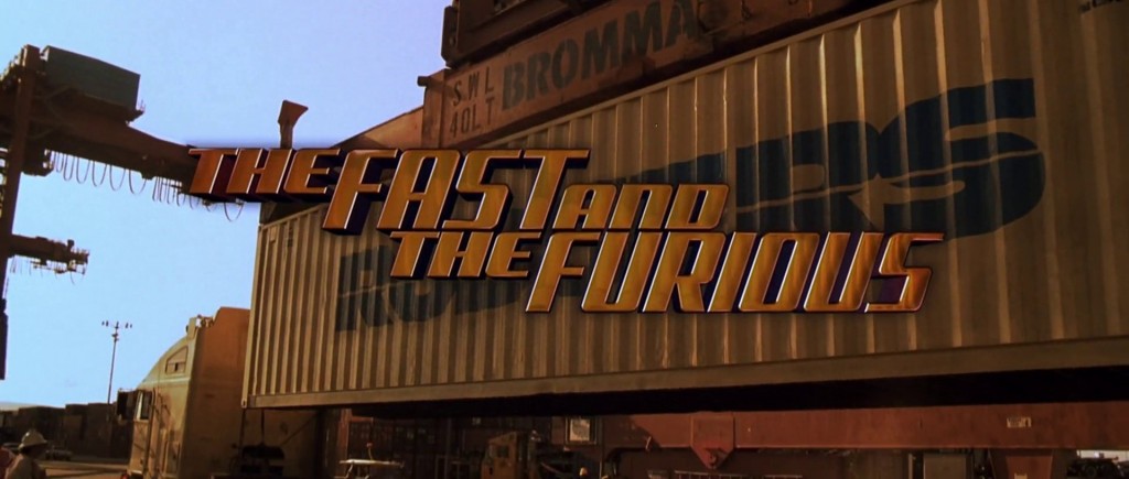 The Fast and the Furious Title Card