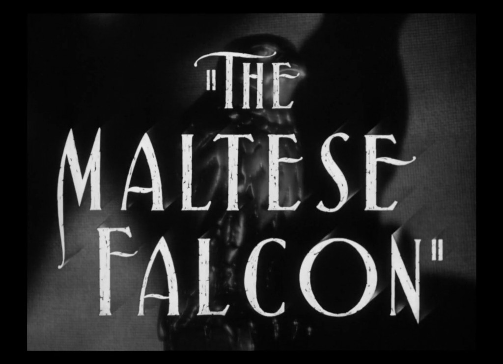 The Maltese Falcon Title Card