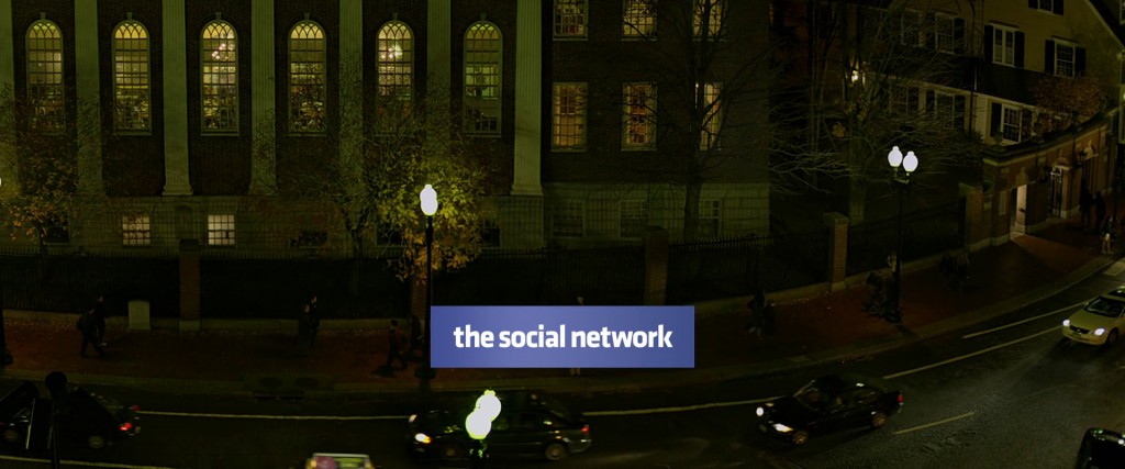 The Social Network Title Card