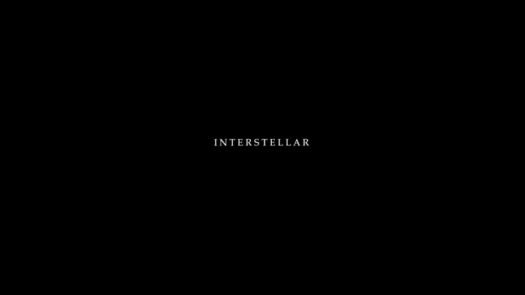 Interstellar Title Card