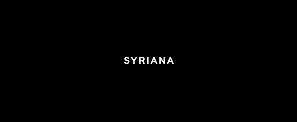 Syriana Title Card