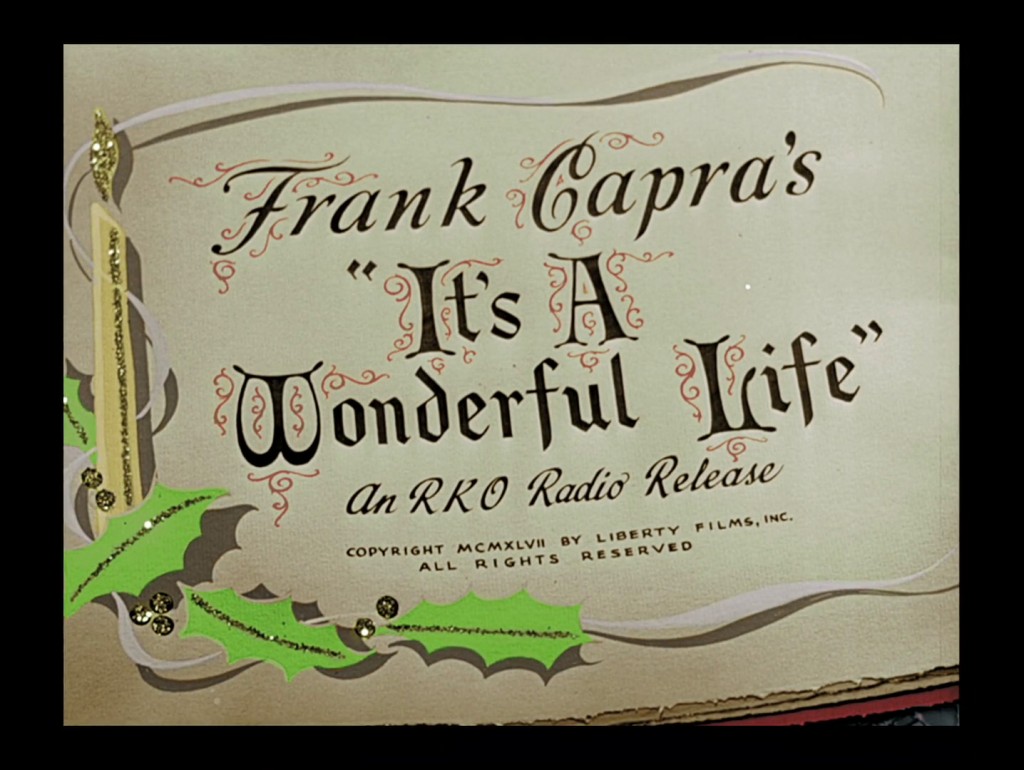 It's A Wonderful Life Title Card