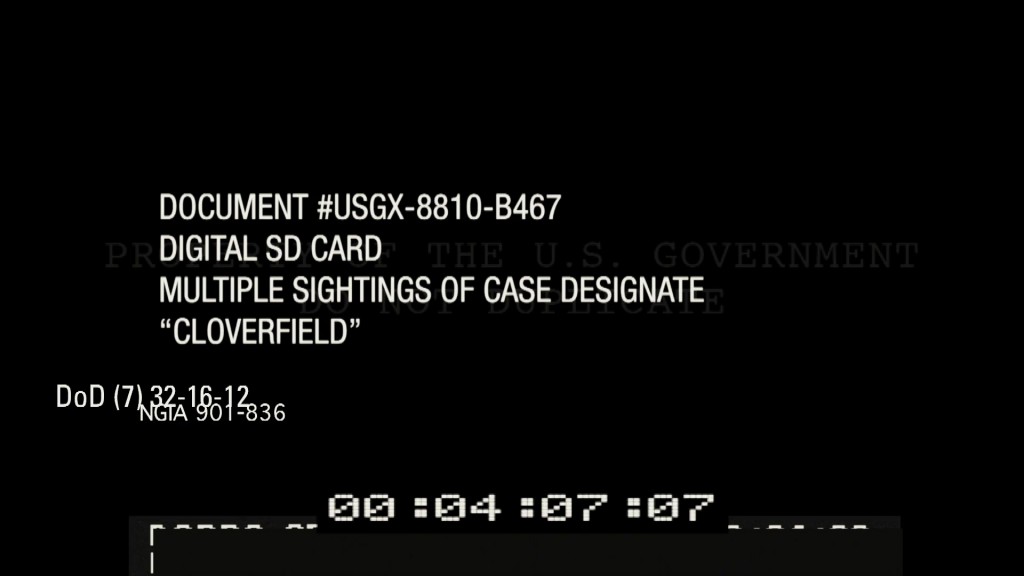 Cloverfield Title Card
