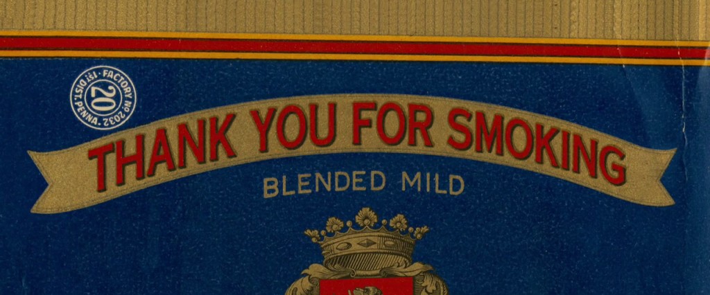 Thank You For Smoking Title Card