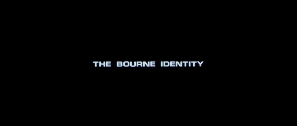 The Bourne Identity Title Card