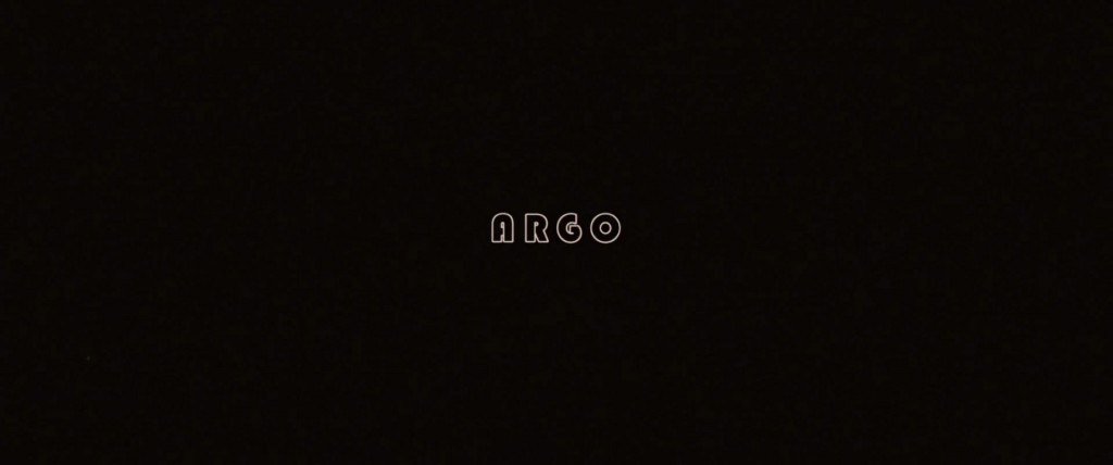 Argo Title Card