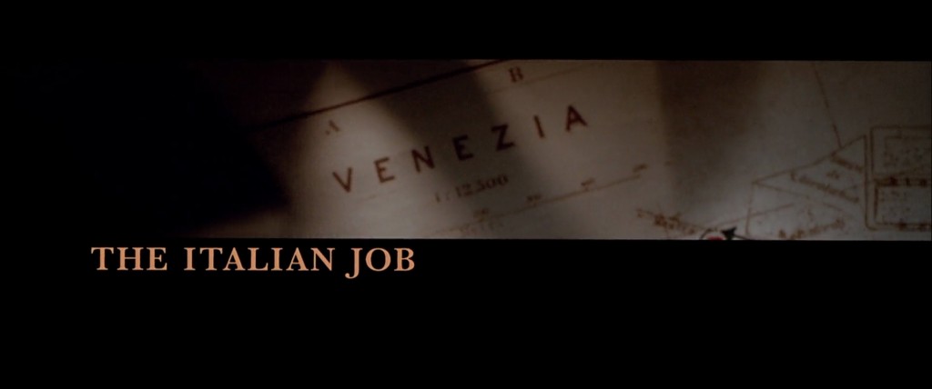 The Italian Job Title Card