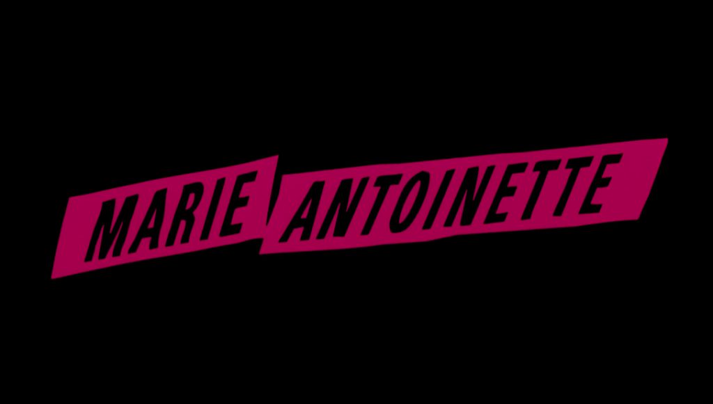 Marie Antoinette Title Card