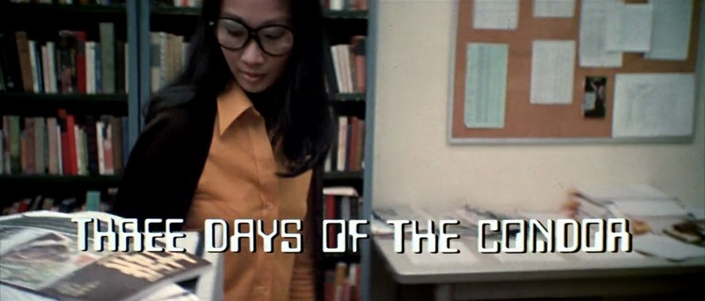 Three Days of the Condor Title Card