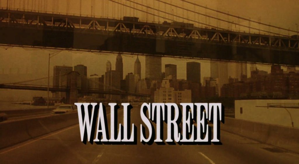 Wall Street Title Card