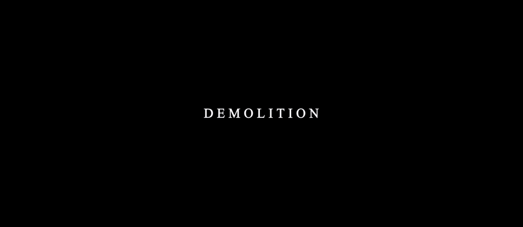 Demolition Title Card