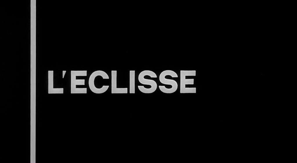 L'Eclisse Title Card